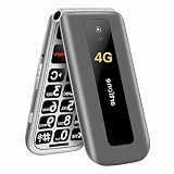 artfone F30 Silbergrau- 4G Seniorenhandy Klapphandy Ohne Vertrag丨Großtasten Mobiltelefon丨2,4 Zoll Farbdisplay丨SOS…
