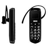 Long-CZ J8 Ultrakleines 3 in 1 Handy mit Bluetooth Freisprechfunktion und Bluetooth Kopfhörerfunktion(schwarz)