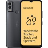 Nokia C22 64 GB / 2 GB - Smartphone - charcoal Smartphone (6,5 Zoll, 64 GB Speicherplatz)